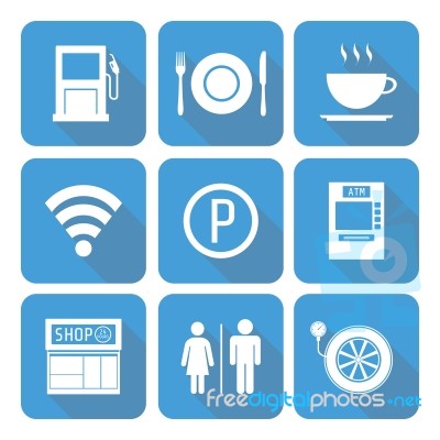 Icon Set Stock Image