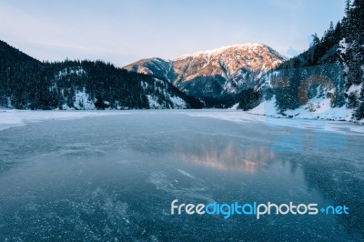 Icy Winters Stock Photo