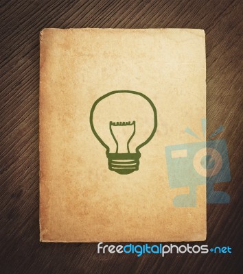 Idea Book Stock Photo