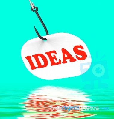 Ideas On Hook Displays Creative Thoughts And Concepts Stock Image