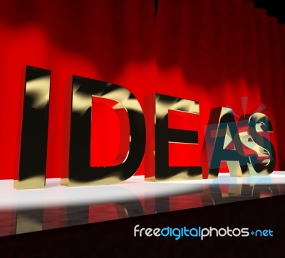 Ideas Word Stock Image