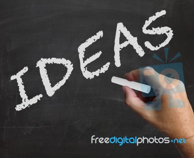 Ideas Word Means Concepts Plans And Innovation Stock Image