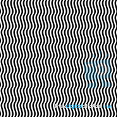 Illusion Curve Line Seamless Pattern Stock Image