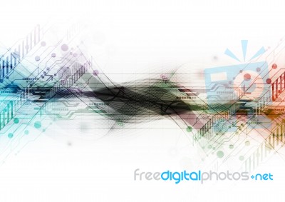 Illustration Modern Abstract Background Stock Image