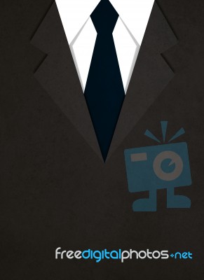 Illustration Of Business Suit With A Tie Stock Photo