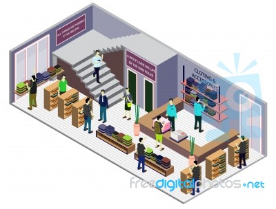 Illustration Of Info Graphic Interior  Room Concept Stock Image