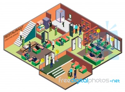 Illustration Of Info Graphic Interior  Room Concept Stock Image