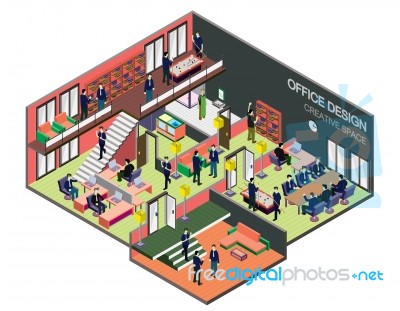 Illustration Of Info Graphic Interior  Room Concept Stock Image