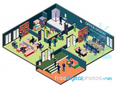 Illustration Of Info Graphic Interior  Room Concept Stock Image