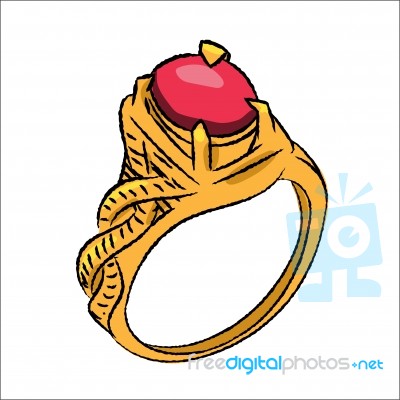 Illustration Of Rings -  Illustration Stock Image