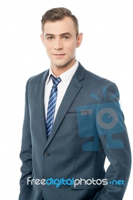 Image Of A Corporate Executive Stock Photo