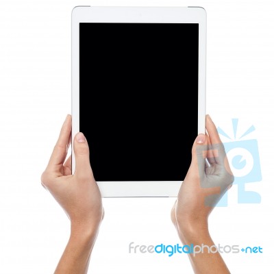 Image Of Newly Launched Tablet Device Stock Photo