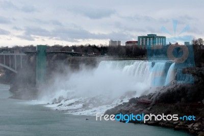 Image With Us Part Of The Niagara Falls Stock Photo