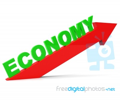 Improve Economy Represents Improvement Plan And Advance Stock Image