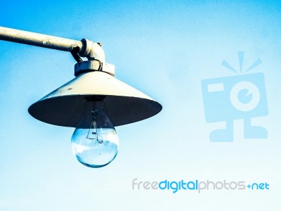 Incandescent Light Bulb Stock Photo