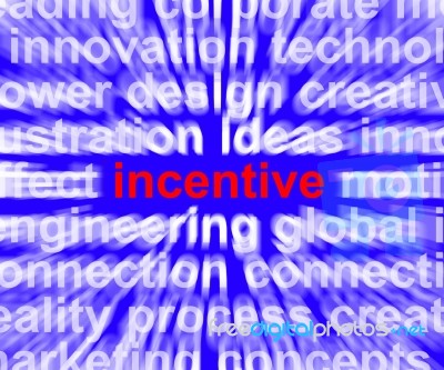 Incentive Word Stock Image