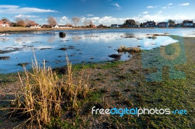 Incoming Tide At Bosham Harbour West Sussex Stock Photo