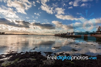 Incoming Tide Bosham Harbour West Sussex Stock Photo