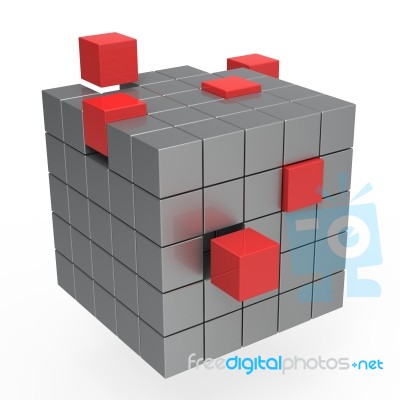 Incomplete Puzzle Shows Repair Or Completion Stock Image