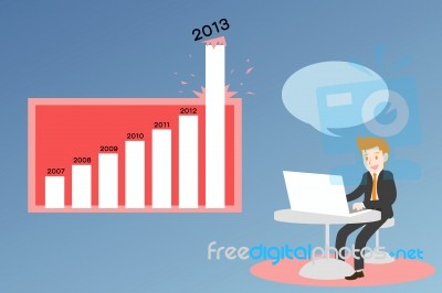 Increasing Business Stock Image