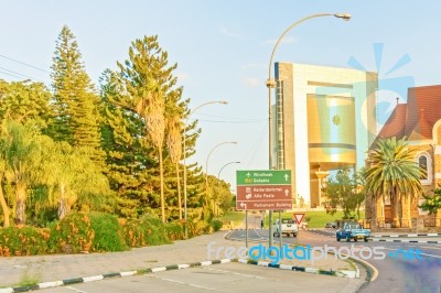 Independence Memorial Museum In Windhoek, Namibia Stock Photo