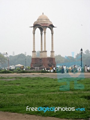 India Gate Complex New Delhi India Stock Photo