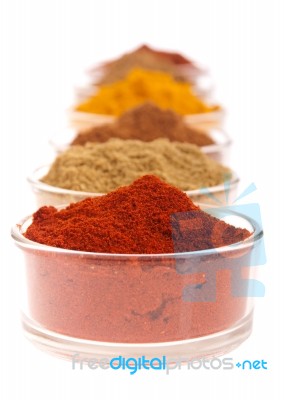 Indian Spices Stock Photo