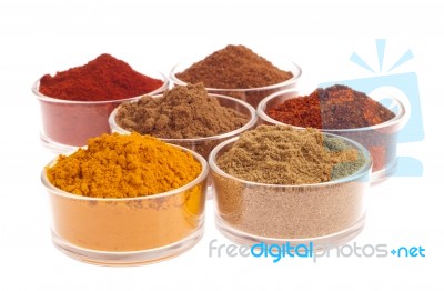 Indian Spices Stock Photo