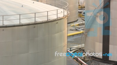 Industrial Oil In Petrochemical For Background Stock Photo