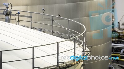 Industrial Oil In Petrochemical For Background Stock Photo