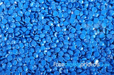 Industrial Plastic Pellet Background Stock Photo