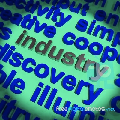 Industry Word Stock Image