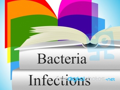 Infection Bacteria Shows Health Care And Cell Stock Image