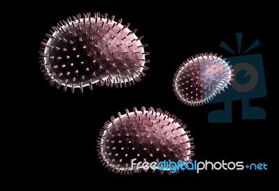 Influenza Virus Stock Image