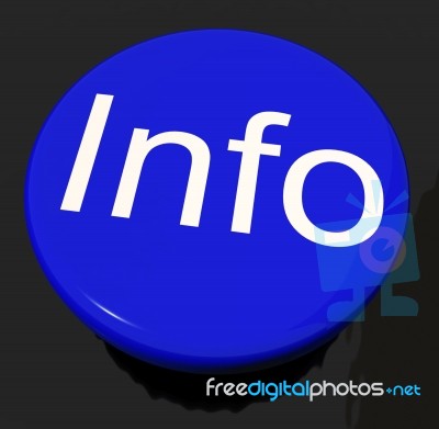 Info Button Stock Photo