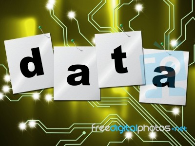 Info Data Means Information Help And Answers Stock Image