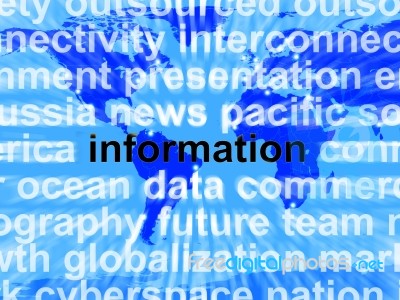 Information Word Stock Image