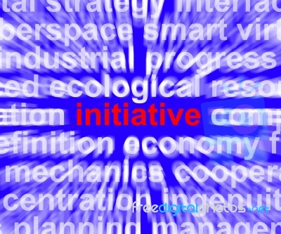 Initiative Word Stock Image