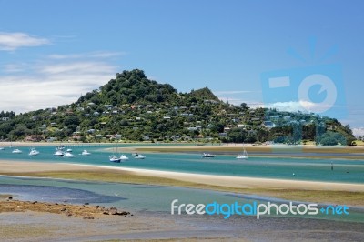 Inlet At Tairua Stock Photo