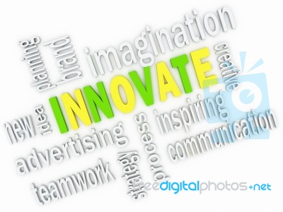 Innovate Business Concept. 3d Imagen Stock Image