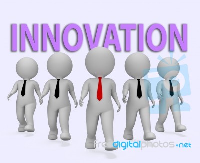 Innovation Businessmen Means Transformation Entrepreneurs And Re… Stock Image