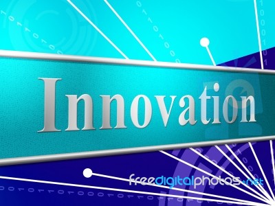 Innovation Ideas Indicates Creativity Revolution And Reorganization Stock Image