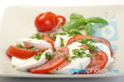 Insalata caprese Stock Photo