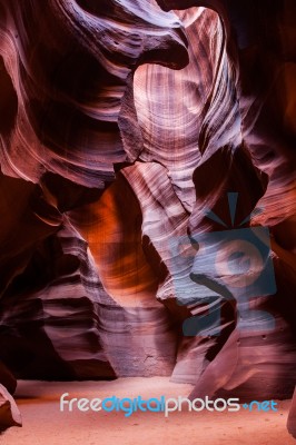 Inside Antelope Canyon Stock Photo