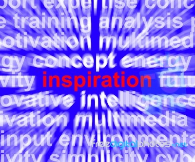 Inspiration Word Stock Image