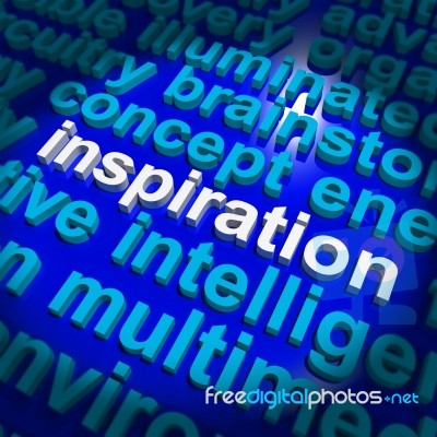 Inspiration Word Stock Image