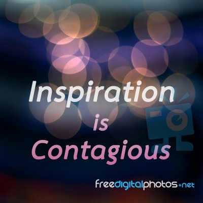 Inspirational Quote With Bokeh Stock Photo