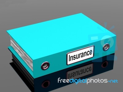 Insurance File For Policies Stock Image