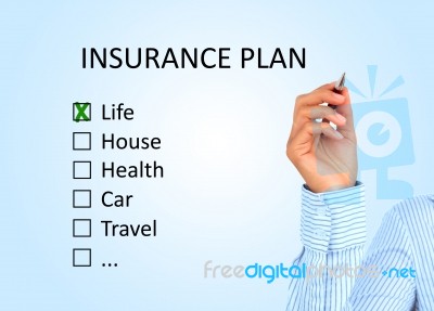 Insurance Plan Stock Photo