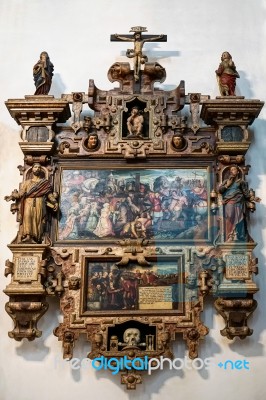 Interior Of The Frauenkirche In Munich Stock Photo